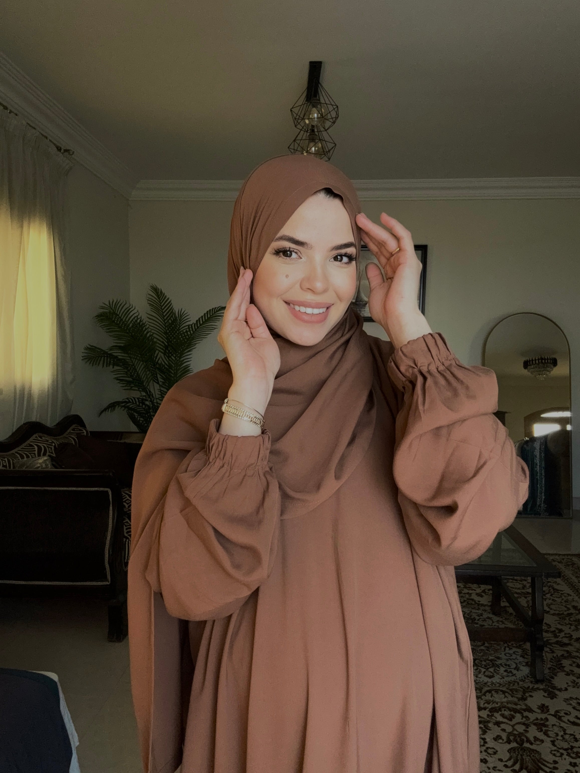 Viscose - Plain - Brown