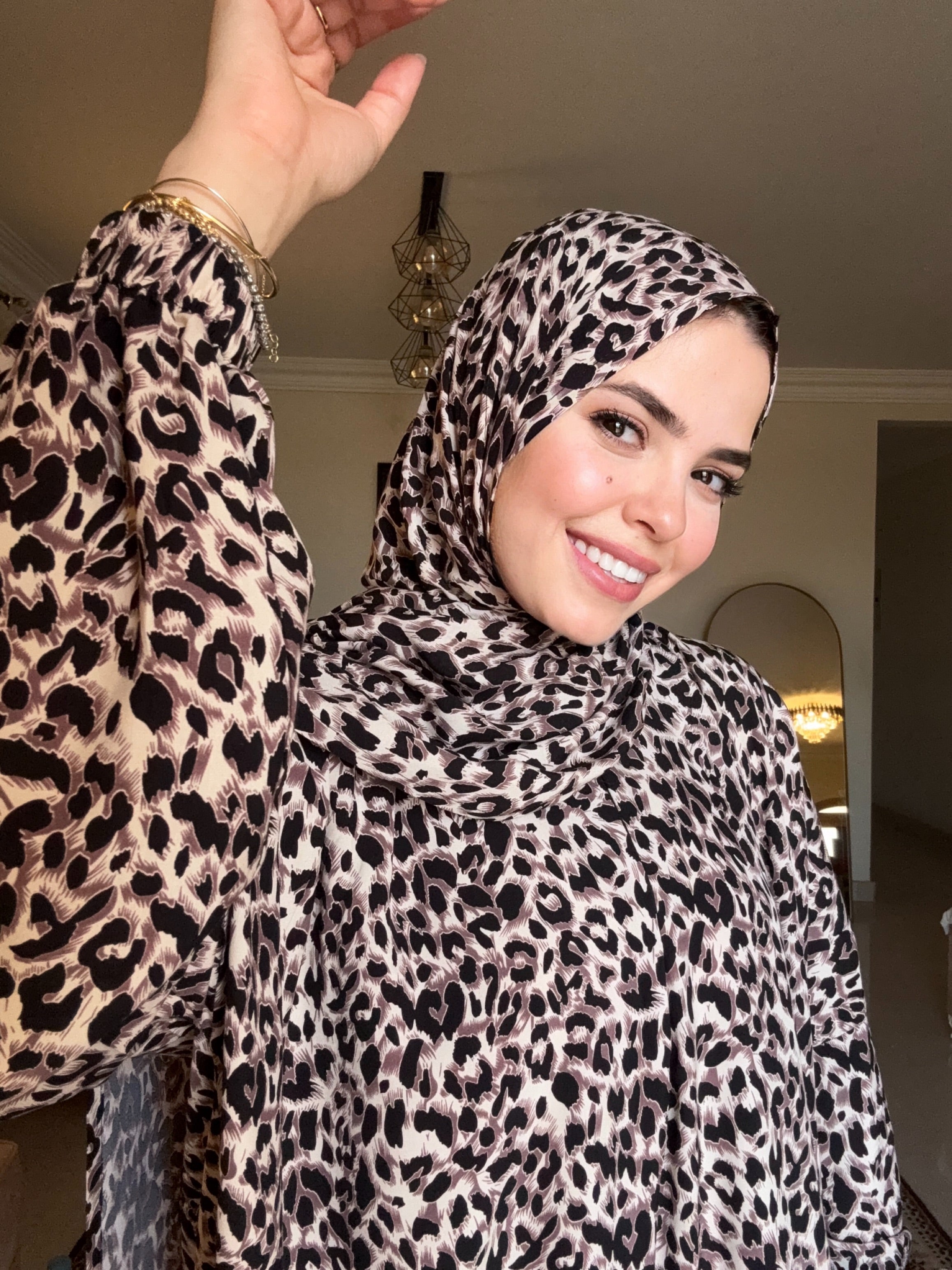 Viscose - Tiger - Brown
