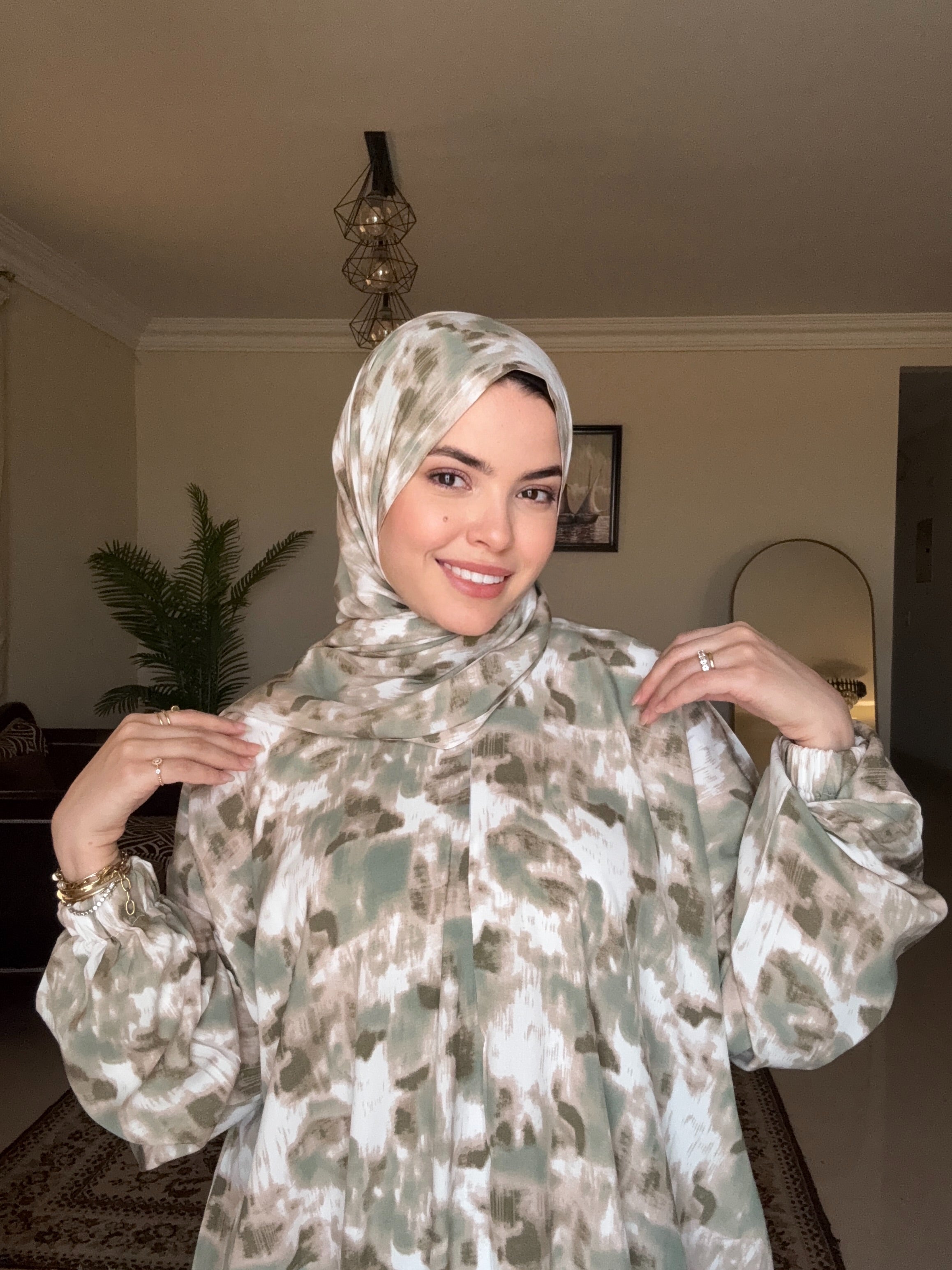 Viscose - Blush - Olive
