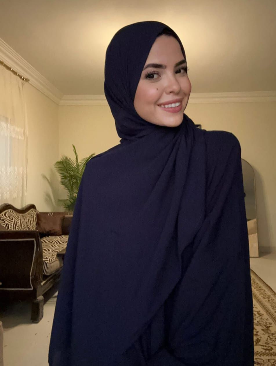 Plain Viscose - Dark Blue