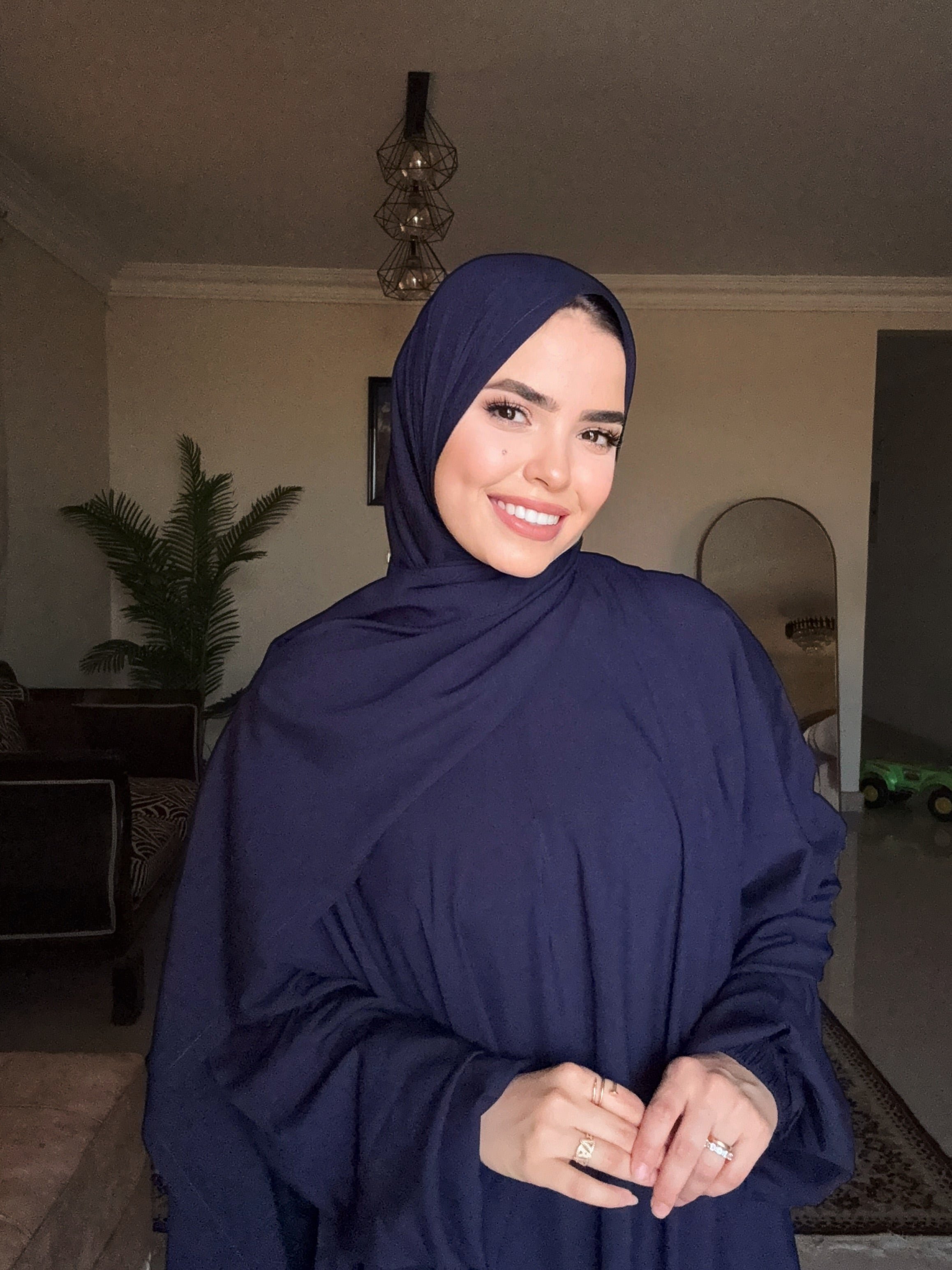 Viscose - Plain - Navy