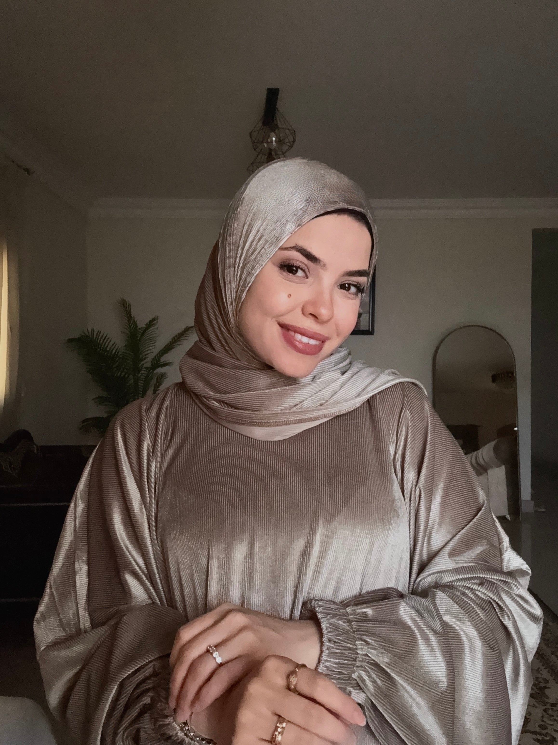 Ribbed Velvet - Cafe