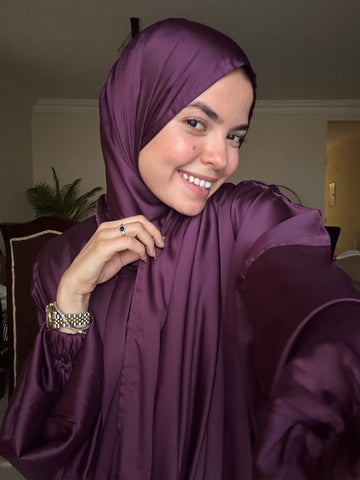 Plain Satin - Purple