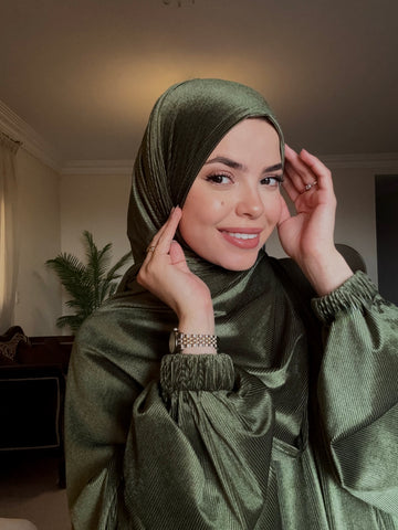 Ribbed Velvet - Olive