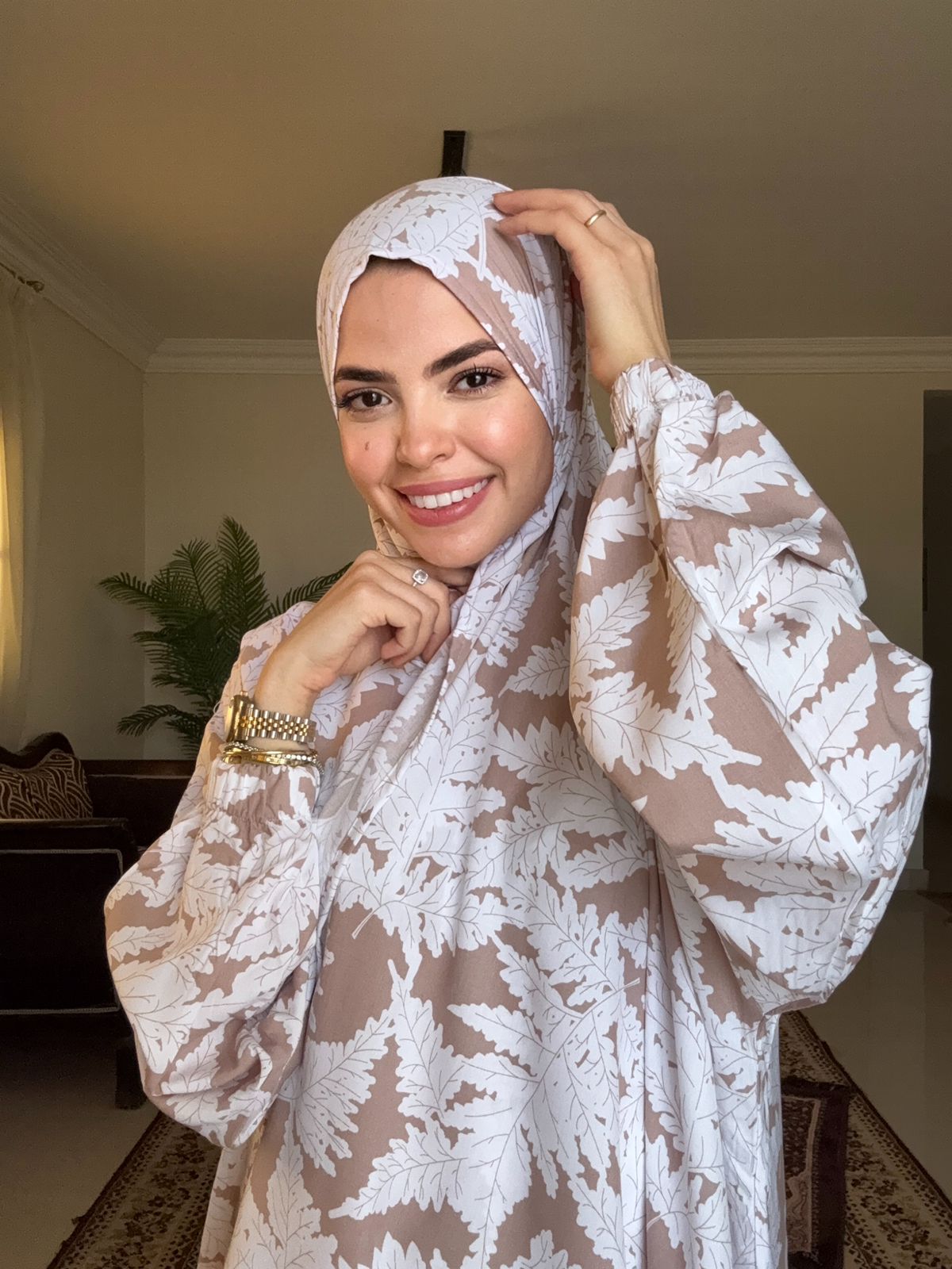 Printed Viscous - Brown